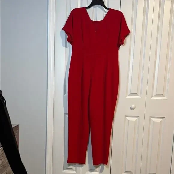 Alexia Admor Elegant Red Jumpsuit - Picture 3 of 3